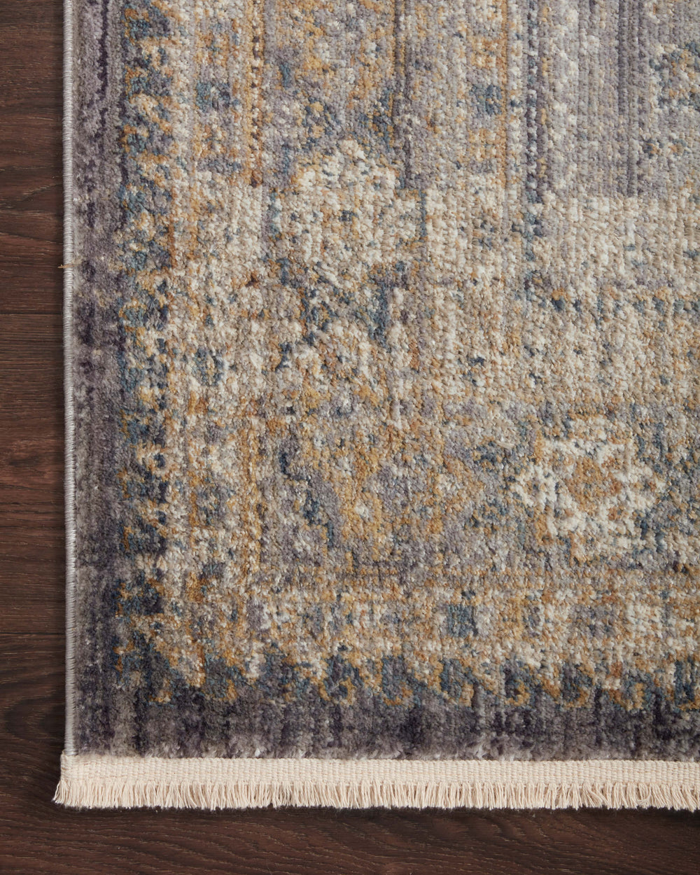 Magnolia Home by Joanna Gaines x Loloi Janey Rug - Slate / Gold-Blue Hand Home