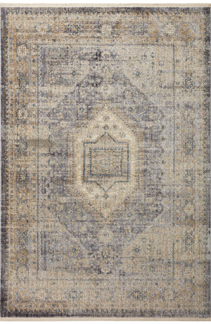 Magnolia Home by Joanna Gaines x Loloi Janey Rug - Slate / Gold-Blue Hand Home