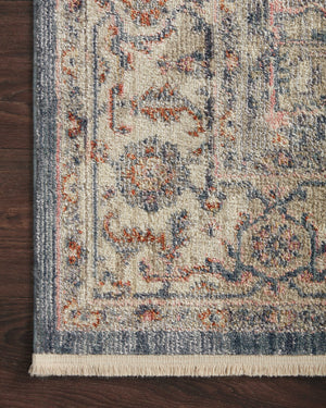 Magnolia Home by Joanna Gaines x Loloi Janey Rug - Indigo / Multi-Blue Hand Home