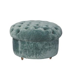 Mandarin Tuffet - John Derian-Blue Hand Home