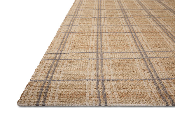 Chris Loves Julia x Loloi Judy Rugs - Natural / Stone-Blue Hand Home