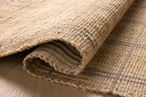 Chris Loves Julia x Loloi Judy Rugs - Natural / Stone-Blue Hand Home