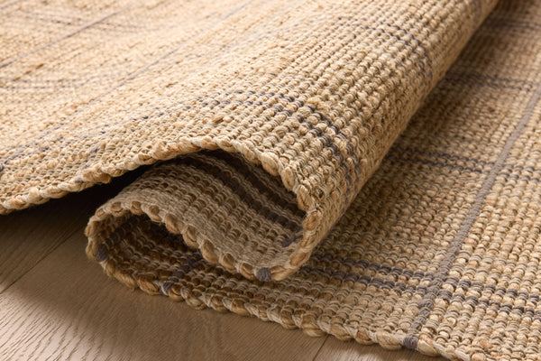 Chris Loves Julia x Loloi Judy Rugs - Natural / Stone-Blue Hand Home