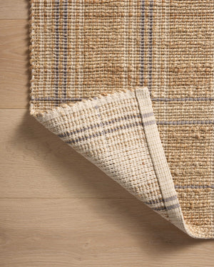 Chris Loves Julia x Loloi Judy Rugs - Natural / Stone-Blue Hand Home