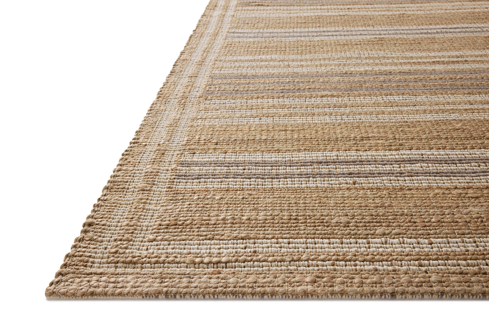 Chris Loves Julia x Loloi Judy Rugs - Natural / Dove-Blue Hand Home