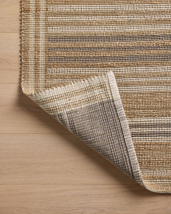 Chris Loves Julia x Loloi Judy Rugs - Natural / Dove-Blue Hand Home