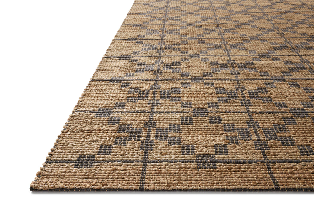 Chris Loves Julia x Loloi Judy Rugs - Natural / Graphite-Blue Hand Home
