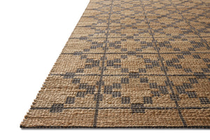 Chris Loves Julia x Loloi Judy Rugs - Natural / Graphite-Blue Hand Home