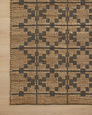 Chris Loves Julia x Loloi Judy Rugs - Natural / Graphite-Blue Hand Home