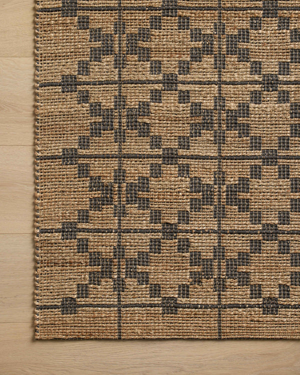 Chris Loves Julia x Loloi Judy Rugs - Natural / Graphite-Blue Hand Home