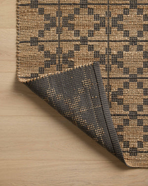 Chris Loves Julia x Loloi Judy Rugs - Natural / Graphite-Blue Hand Home