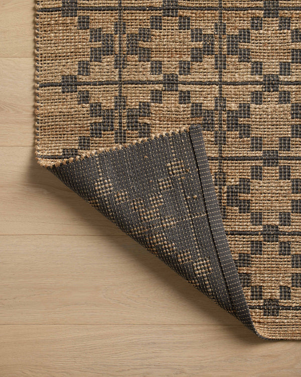 Chris Loves Julia x Loloi Judy Rugs - Natural / Graphite-Blue Hand Home