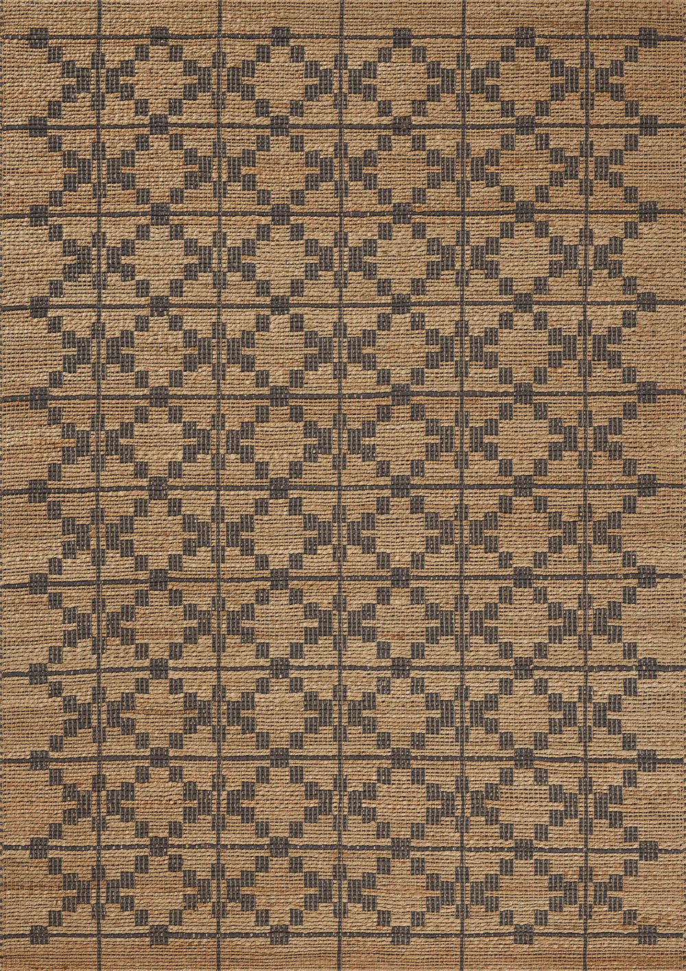 Chris Loves Julia x Loloi Judy Rugs - Natural / Graphite-Blue Hand Home