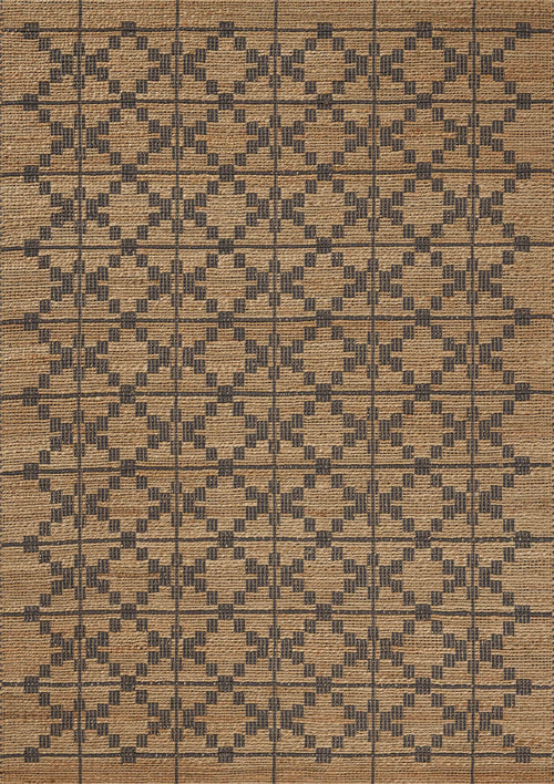 Chris Loves Julia x Loloi Judy Rugs - Natural / Graphite-Blue Hand Home