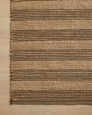Chris Loves Julia x Loloi Judy Rugs - Natural / Chocolate-Blue Hand Home