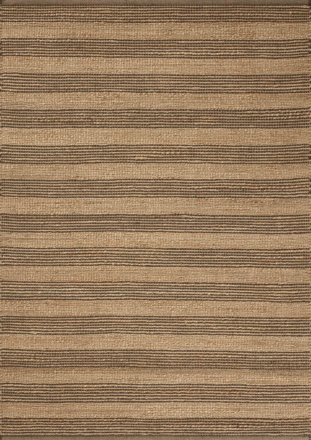 Chris Loves Julia x Loloi Judy Rugs - Natural / Chocolate-Blue Hand Home