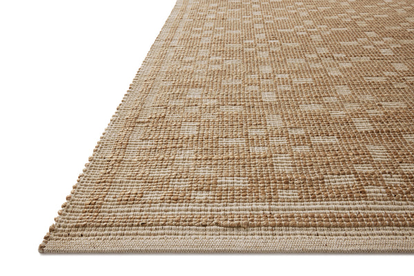 Chris Loves Julia x Loloi Judy Rugs - Natural / Ivory-Blue Hand Home