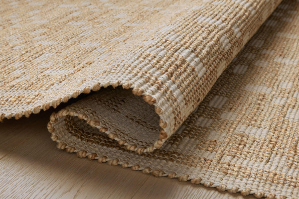 Chris Loves Julia x Loloi Judy Rugs - Natural / Ivory-Blue Hand Home