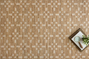 Chris Loves Julia x Loloi Judy Rugs - Natural / Ivory-Blue Hand Home