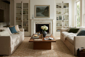 Chris Loves Julia x Loloi Judy Rugs - Natural / Ivory-Blue Hand Home