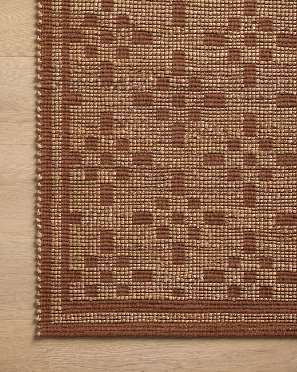 Chris Loves Julia x Loloi Judy Rugs - Natural / Spice-Blue Hand Home