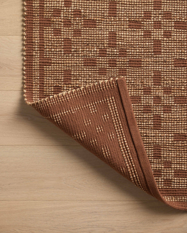Chris Loves Julia x Loloi Judy Rugs - Natural / Spice-Blue Hand Home