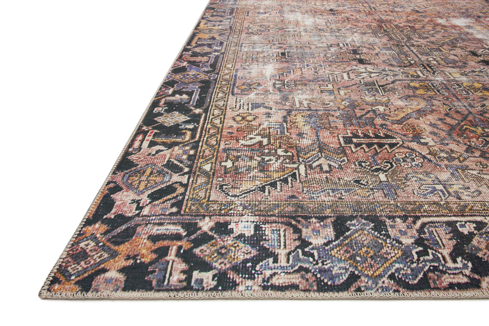 Chris Loves Julia x Loloi Jules Rugs - Terracotta / Multi-Blue Hand Home
