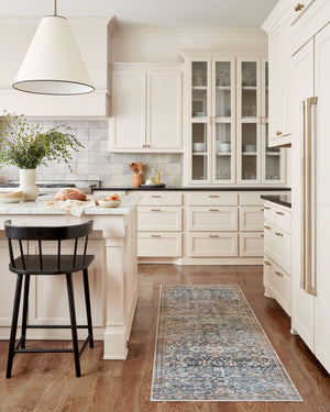 Chris Loves Julia x Loloi Jules Rugs - Denim / Spice-Blue Hand Home