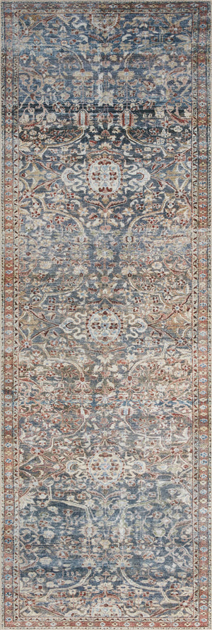Chris Loves Julia x Loloi Jules Rugs - Denim / Spice-Blue Hand Home