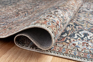 Chris Loves Julia x Loloi Jules Rugs - Denim / Spice-Blue Hand Home