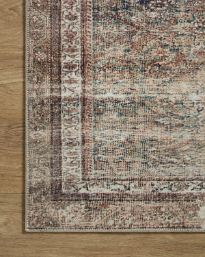 Chris Loves Julia x Loloi Jules Rugs - Ink / Terracotta-Blue Hand Home