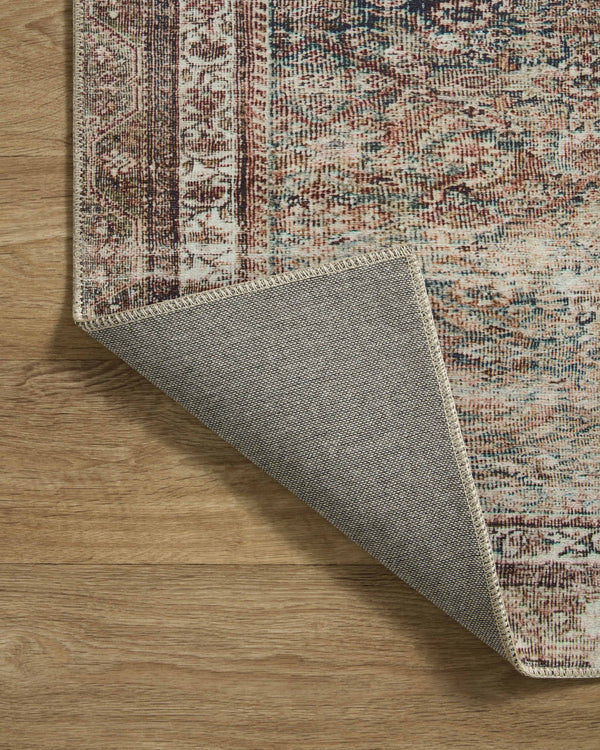 Chris Loves Julia x Loloi Jules Rugs - Ink / Terracotta-Blue Hand Home