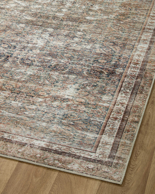 Chris Loves Julia x Loloi Jules Rugs - Ink / Terracotta-Blue Hand Home