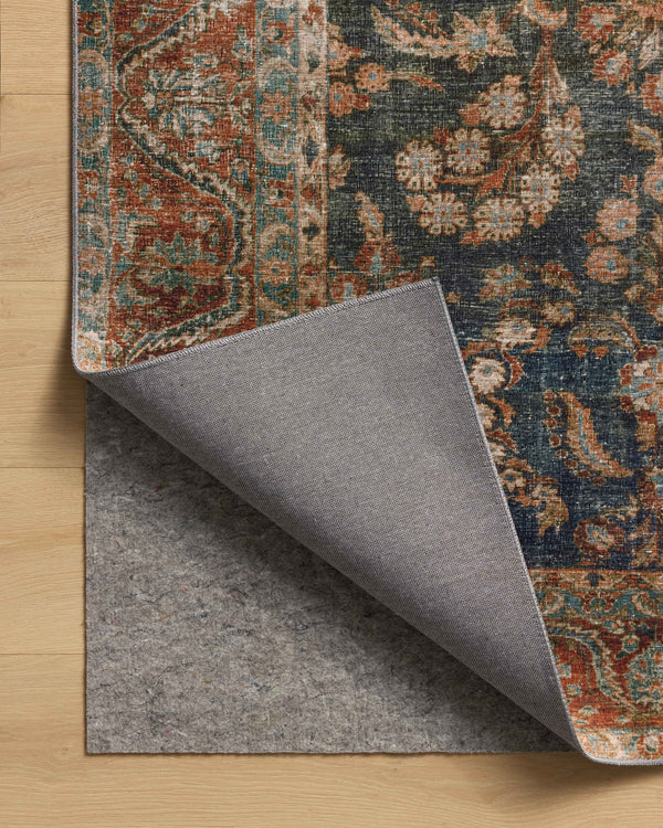 Chris Loves Julia x Loloi Jules Rugs - Ocean / Spice-Blue Hand Home