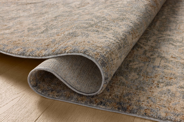 Magnolia Home by Joanna Gaines x Loloi Junie Rug - Blue / Natural-Blue Hand Home