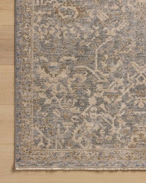 Magnolia Home by Joanna Gaines x Loloi Junie Rug - Blue / Natural-Blue Hand Home