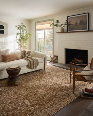 Magnolia Home by Joanna Gaines x Loloi Junie Rug - Clay / Natural-Blue Hand Home