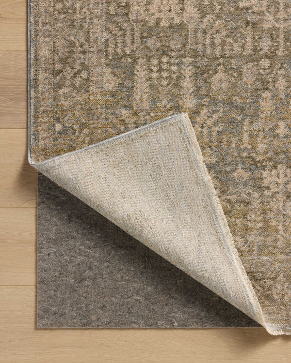 Magnolia Home by Joanna Gaines x Loloi Junie Rug - Moss / Natural-Blue Hand Home