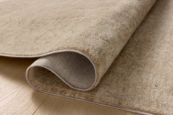 Magnolia Home by Joanna Gaines x Loloi Junie Rug - Oatmeal / Smoke-Blue Hand Home