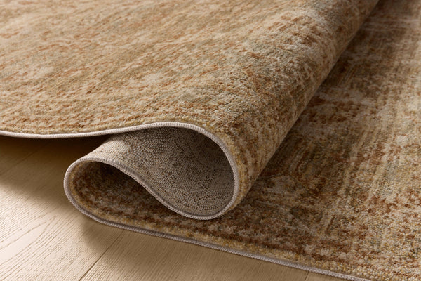 Magnolia Home by Joanna Gaines x Loloi Junie Rug - Spice / Multi-Blue Hand Home