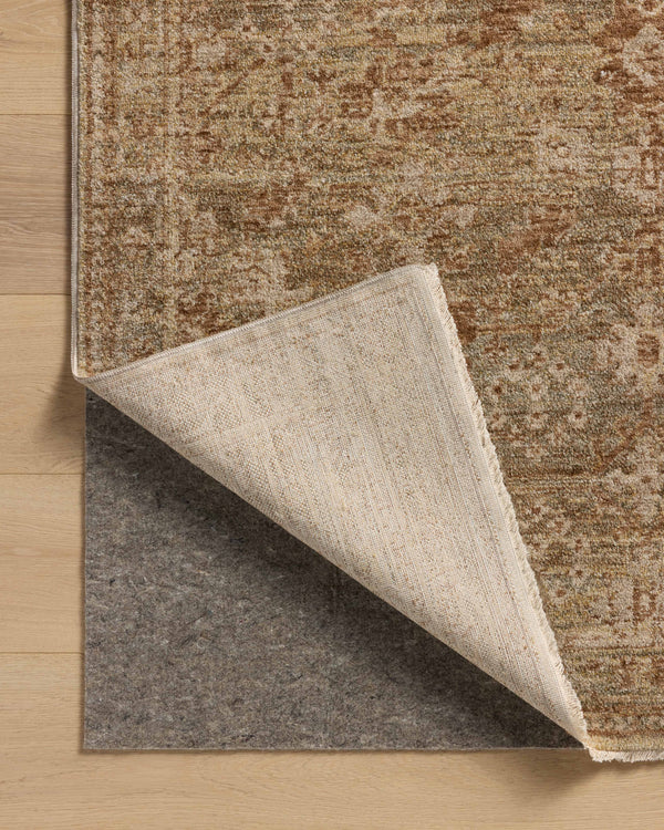 Magnolia Home by Joanna Gaines x Loloi Junie Rug - Spice / Multi-Blue Hand Home