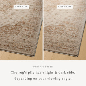 Magnolia Home by Joanna Gaines x Loloi Junie Rug - Natural / Clay-Blue Hand Home