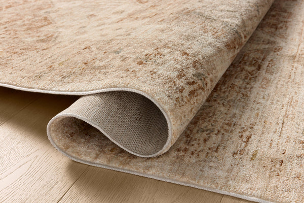 Magnolia Home by Joanna Gaines x Loloi Junie Rug - Natural / Clay-Blue Hand Home