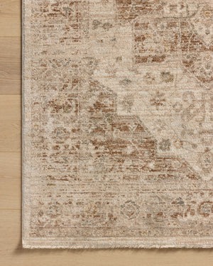 Magnolia Home by Joanna Gaines x Loloi Junie Rug - Natural / Clay-Blue Hand Home