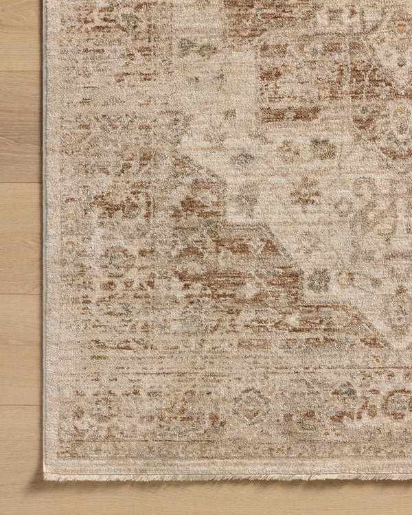Magnolia Home by Joanna Gaines x Loloi Junie Rug - Natural / Clay-Blue Hand Home