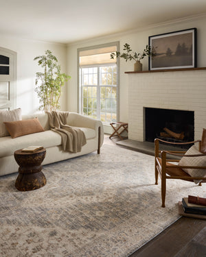 Magnolia Home by Joanna Gaines x Loloi Junie Rug - Denim / Natural-Blue Hand Home