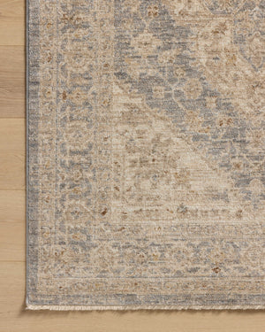 Magnolia Home by Joanna Gaines x Loloi Junie Rug - Denim / Natural-Blue Hand Home