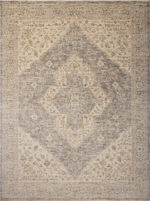 Magnolia Home by Joanna Gaines x Loloi Junie Rug - Denim / Natural-Blue Hand Home