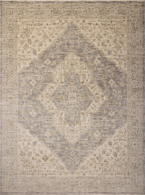 Magnolia Home by Joanna Gaines x Loloi Junie Rug - Denim / Natural-Blue Hand Home
