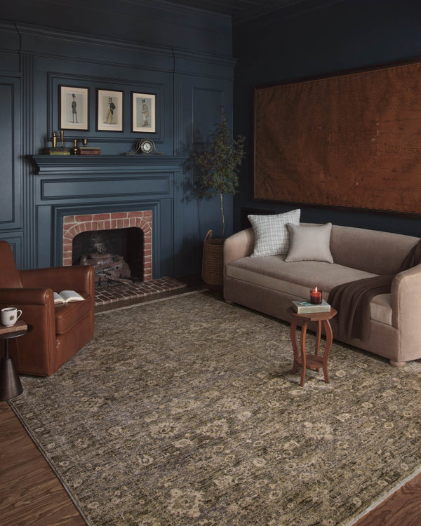 Magnolia Home by Joanna Gaines x Loloi Junie Rug - Lagoon / Natural-Blue Hand Home